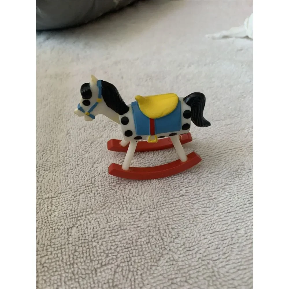 Vintage Wilton‎ Rocking Horse Cake Topper Baby Shower Kids Cake 1978 3